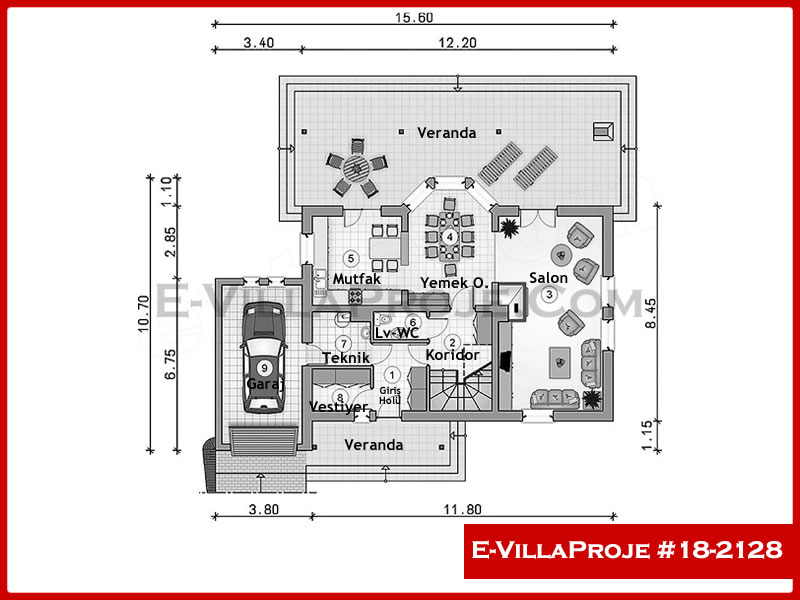 Model 18-2128 — 224 m², 1 storey thumbnail 2