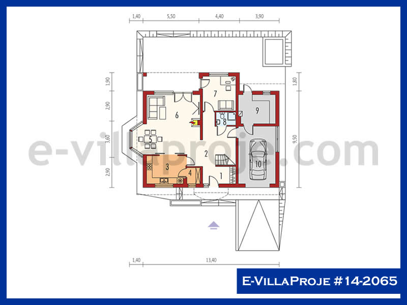 Model 14-2065 — 225 m², 2 storeys thumbnail 2