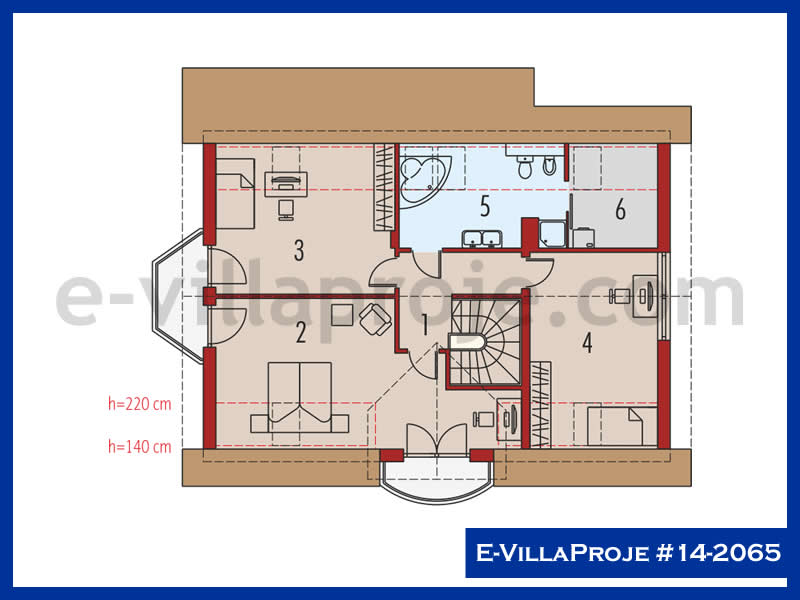 Model 14-2065 — 225 m², 2 storeys thumbnail 3