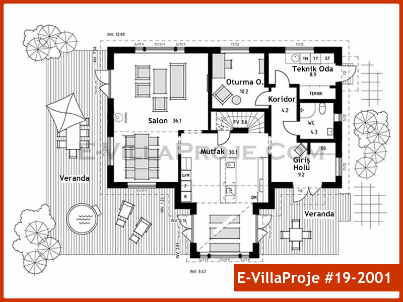 Model 19-2001 — 226 m², 2 storeys thumbnail 2