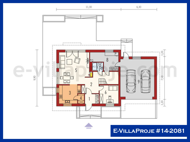 Modell 14-2081 — 226 m², 2 Geschosse thumbnail 2