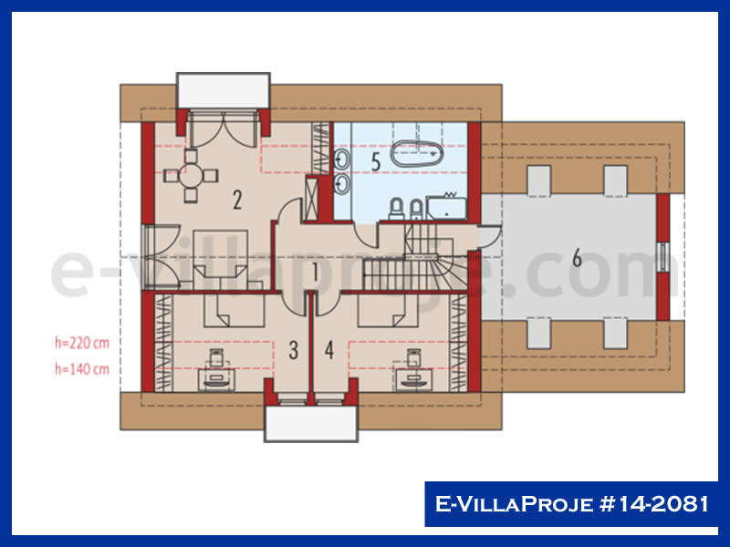 Modell 14-2081 — 226 m², 2 Geschosse thumbnail 3