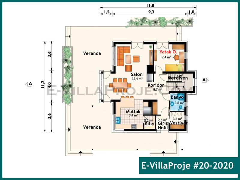 Model 20-2020 — 226 m², 2 Kat thumbnail 2