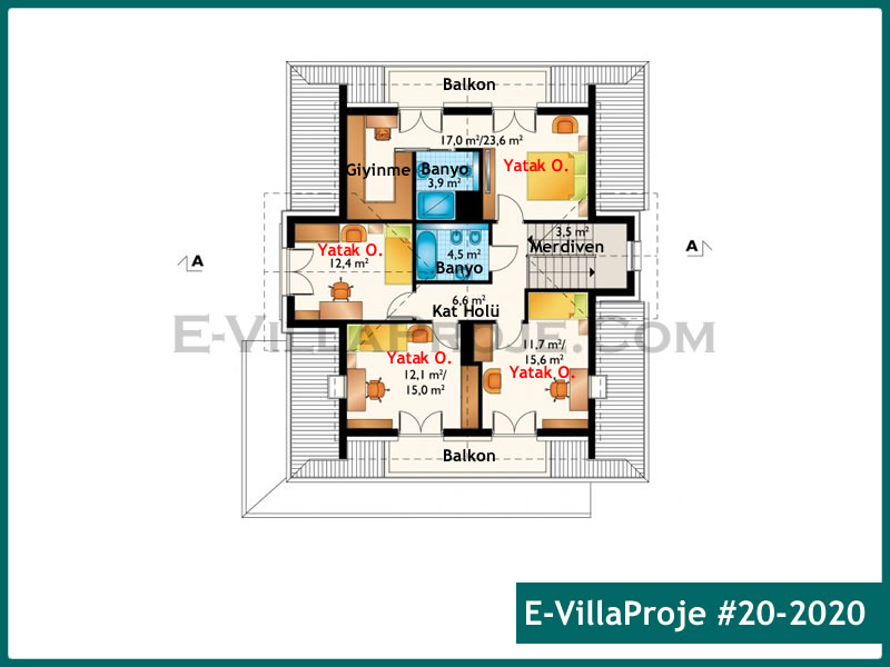 Model 20-2020 — 226 m², 2 Kat thumbnail 3