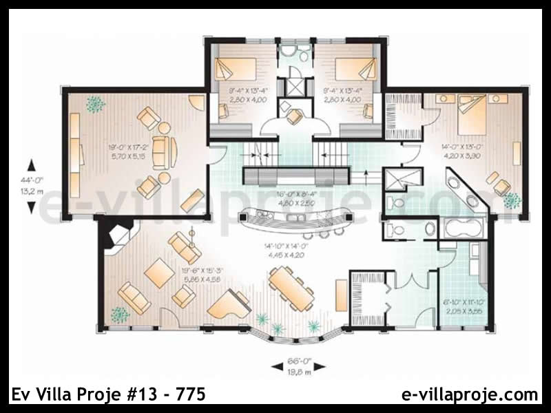 Model 13-775 — 228 m², 2 storeys thumbnail 2