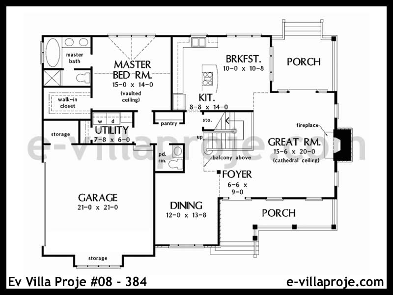Model 08-384 — 228 m², 2 storeys thumbnail 2