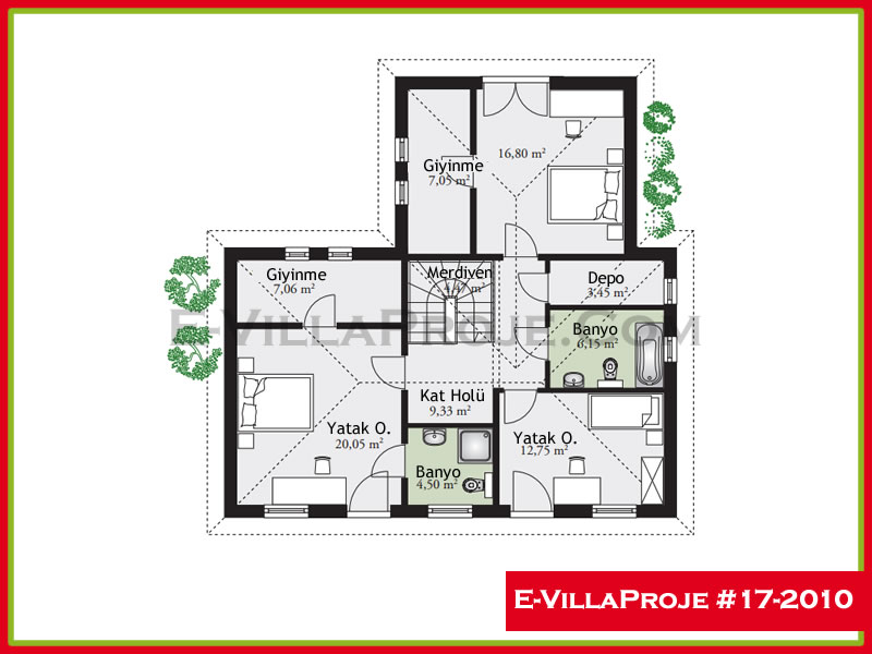 Model 17-2010 — 228 m², 2 storeys thumbnail 3