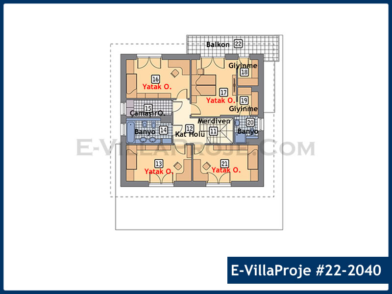 Model 22-2040 — 229 m², 2 storeys thumbnail 3