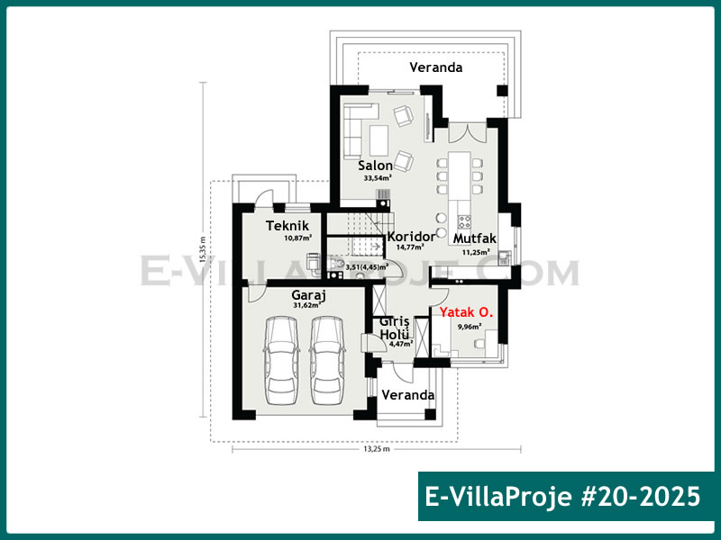 Model 20-2025 — 229 m², 2 Kat thumbnail 2