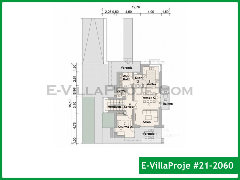 Model 21-2060 — 229 m², 2 storeys thumbnail 2