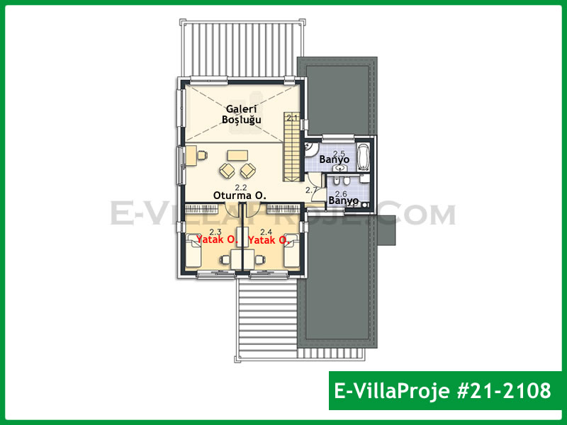 Model 21-2108 — 230 m², 2 storeys thumbnail 3