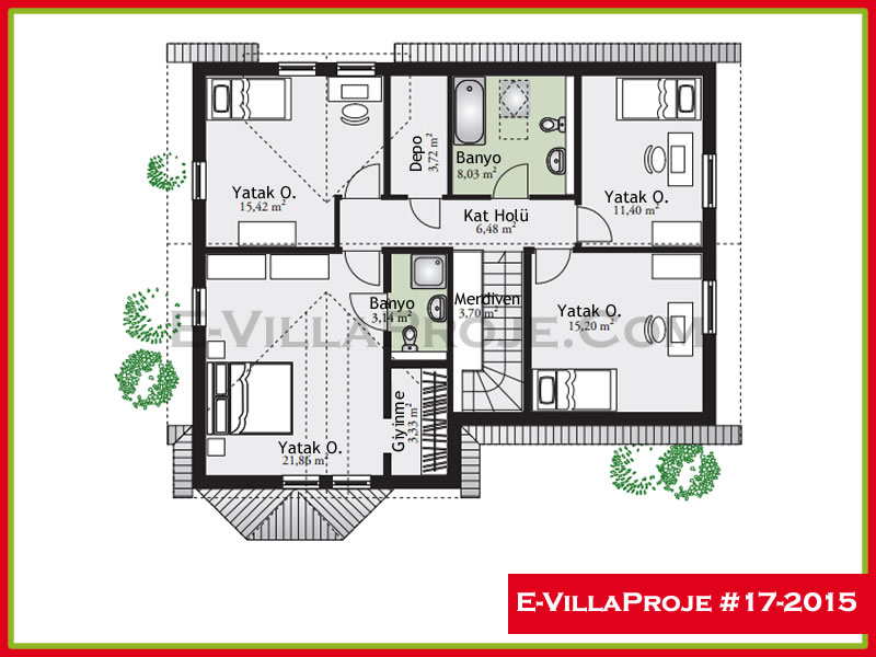 Model 17-2015 — 233 m², 2 storeys thumbnail 3