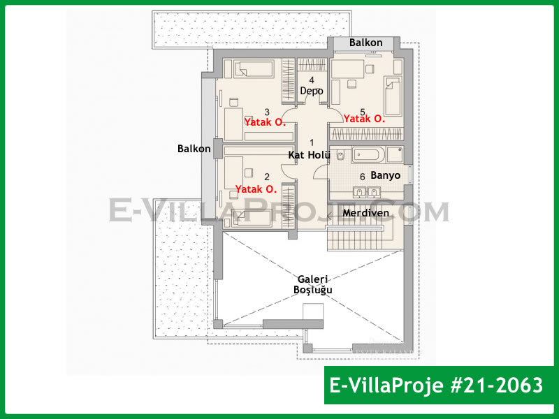 Model 21-2063 — 234 m², 2 storeys thumbnail 3
