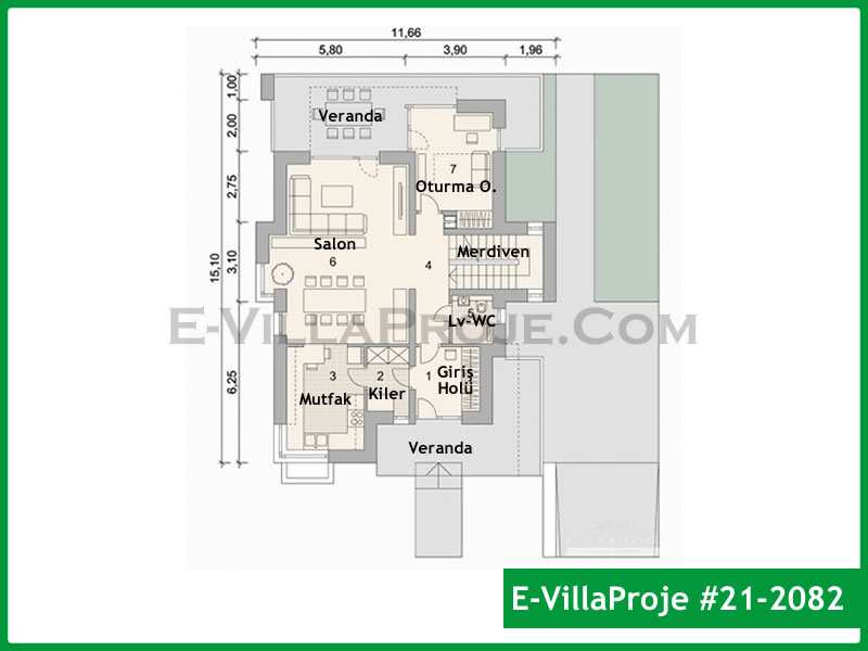 Model 21-2082 — 234 m², 2 storeys thumbnail 2