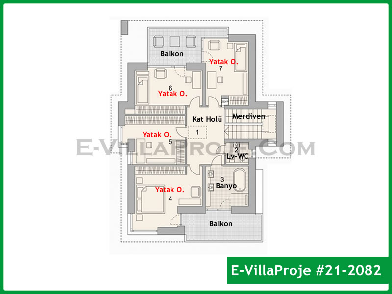 Model 21-2082 — 234 m², 2 storeys thumbnail 3