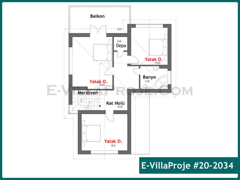 Model 20-2034 — 234 m², 2 storeys thumbnail 3