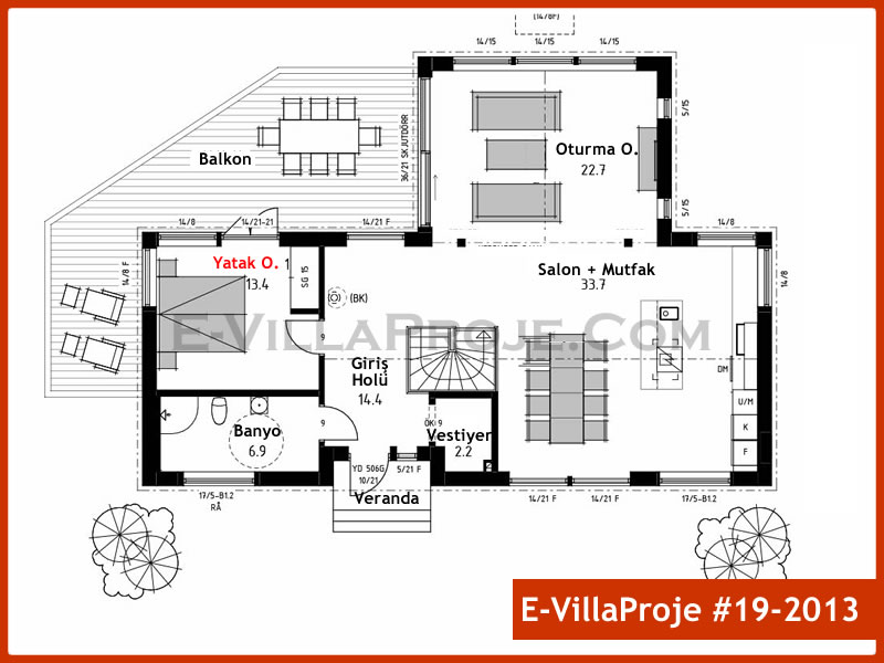 Model 19-2013 — 234 m², 2 storeys thumbnail 2