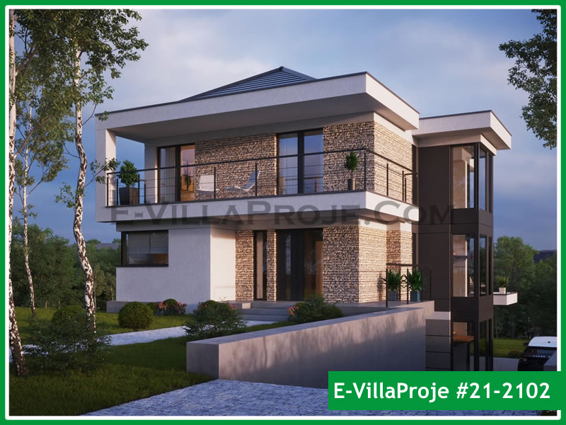 Model 21-2102 — 234 m², 3 storeys - 21-2102