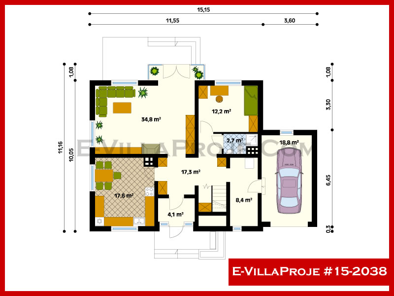 Model 15-2038 — 235 m², 2 storeys thumbnail 2
