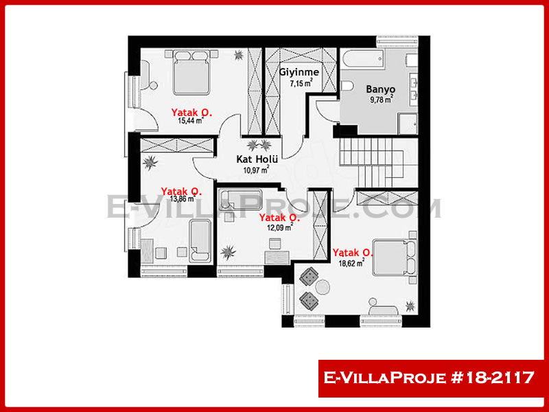Model 18-2117 — 235 m², 2 storeys thumbnail 3