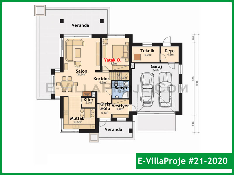 Model 21-2020 — 235 m², 2 storeys thumbnail 2
