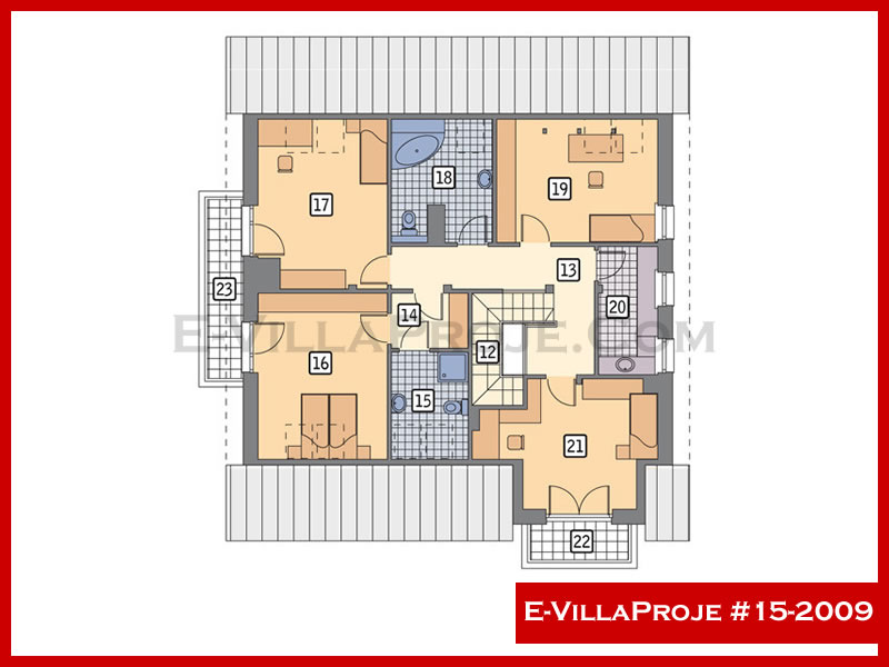 Model 15-2009 — 235 m², 2 Kat thumbnail 3