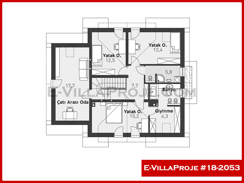 Model 18-2053 — 236 m², 2 storeys thumbnail 3