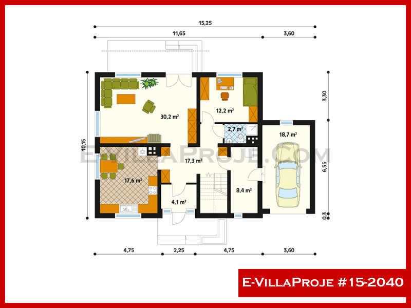 Model 15-2040 — 237 m², 2 storeys thumbnail 2
