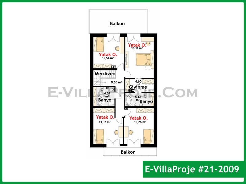 Model 21-2009 — 237 m², 2 storeys thumbnail 3