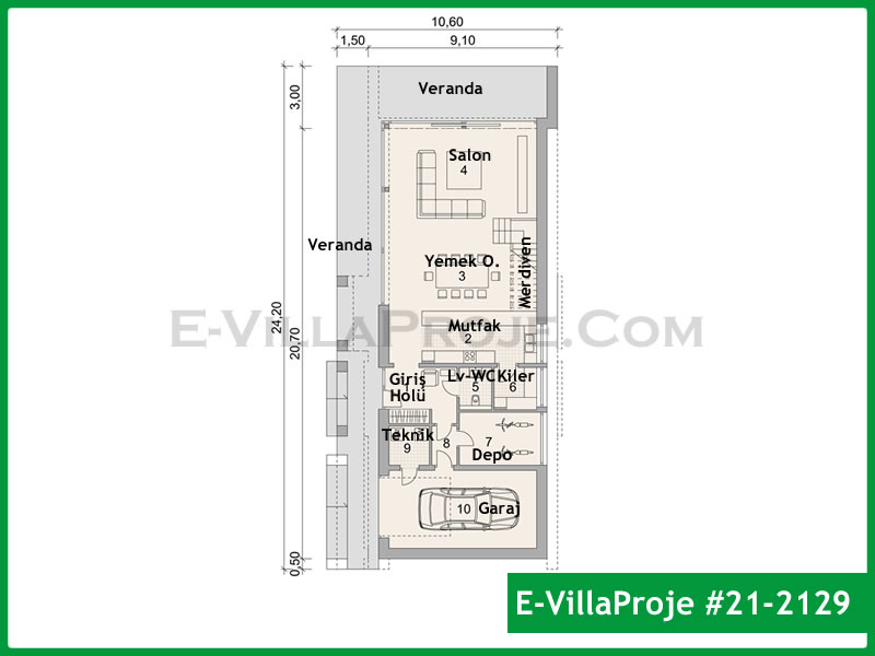 Model 21-2129 — 239 m², 2 storeys thumbnail 2