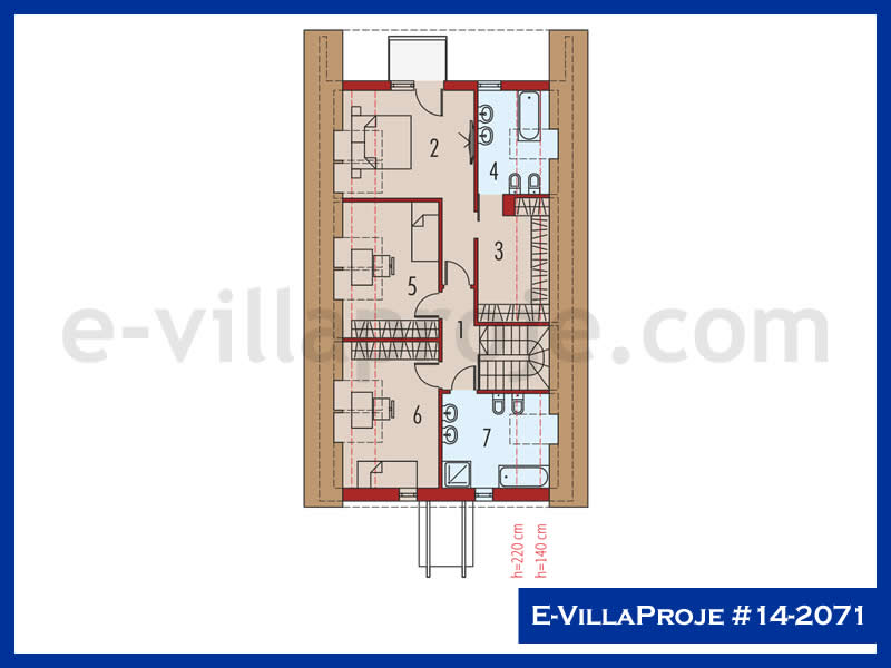 Model 14-2071 — 240 m², 2 storeys thumbnail 3