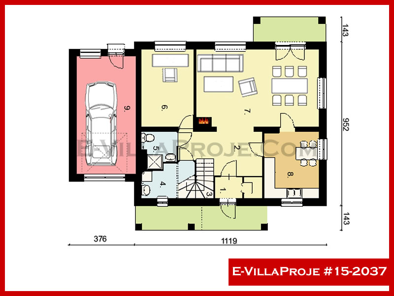 Model 15-2037 — 240 m², 2 storeys thumbnail 2