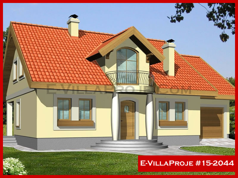 Model 15-2044 — 240 m², 2 storeys - 15-2044