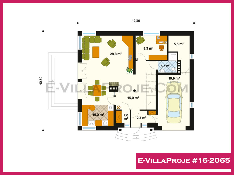 Model 16-2065 — 241 m², 2 storeys thumbnail 2