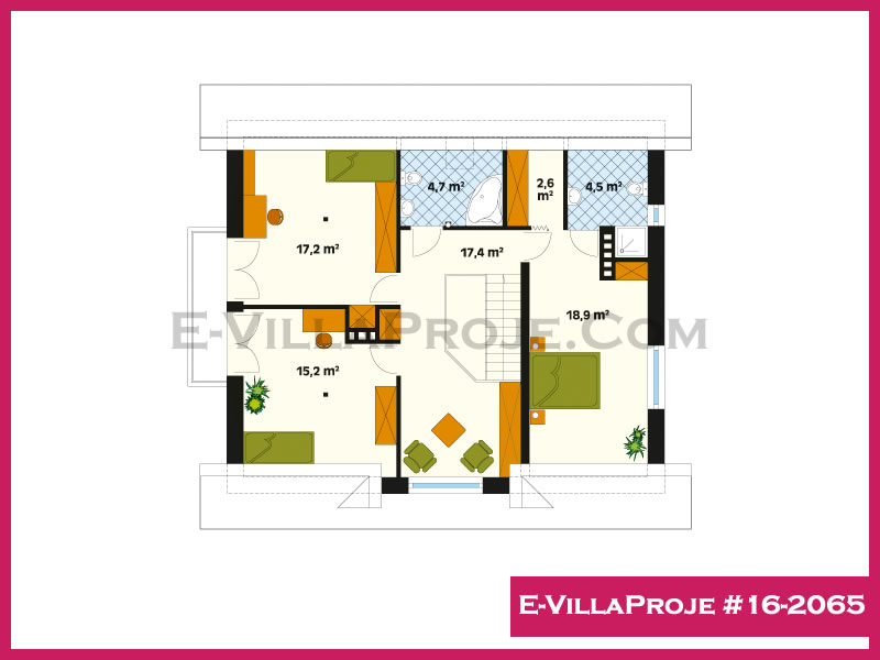 Model 16-2065 — 241 m², 2 storeys thumbnail 3