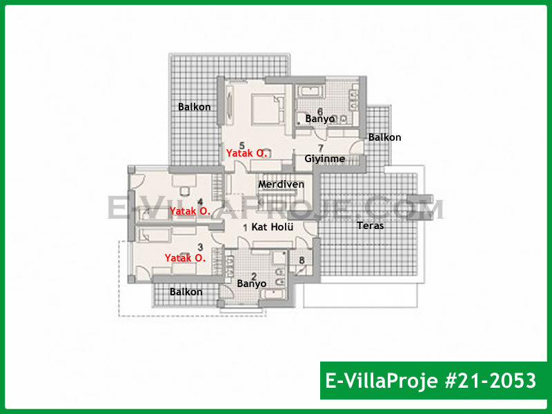 Model 21-2053 — 241 m², 2 storeys thumbnail 3