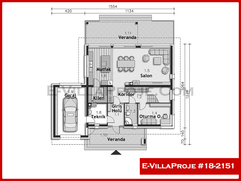 Model 18-2151 — 241 m², 2 storeys thumbnail 2