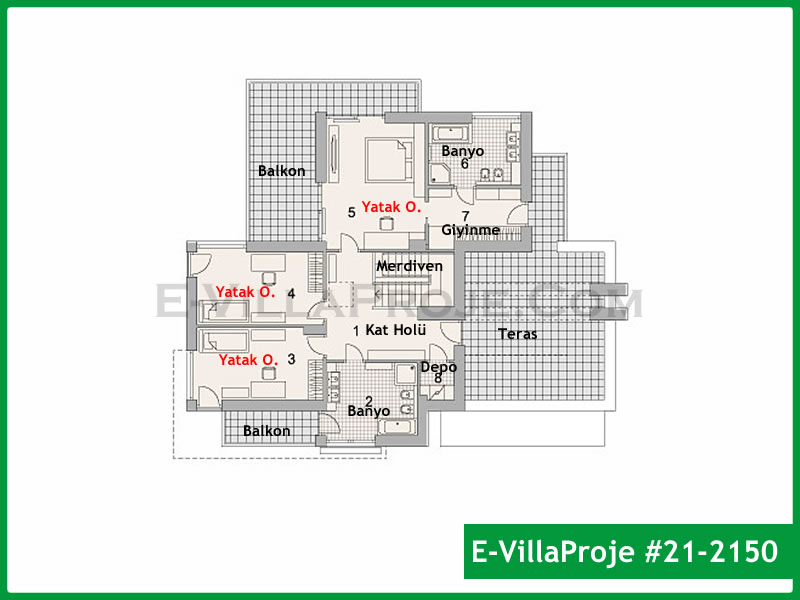 Modell 21-2150 — 241 m², 2 Geschosse thumbnail 3