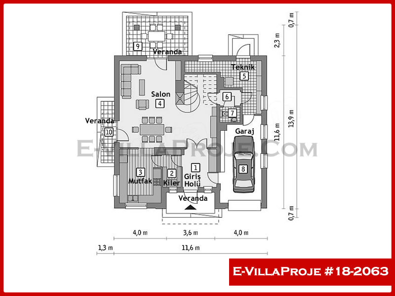 Model 18-2063 — 241 m², 2 storeys thumbnail 2
