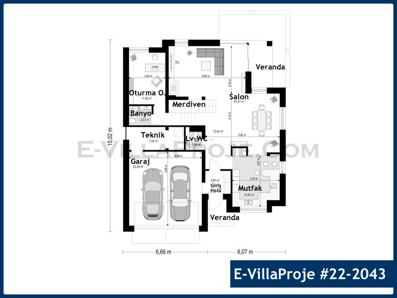 Model 22-2043 — 242 m², 2 storeys thumbnail 2
