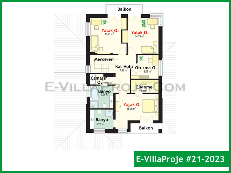 Model 21-2023 — 242 m², 2 storeys thumbnail 3