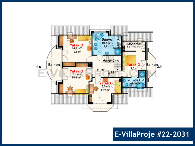 Model 22-2031 — 243 m², 2 storeys thumbnail 3