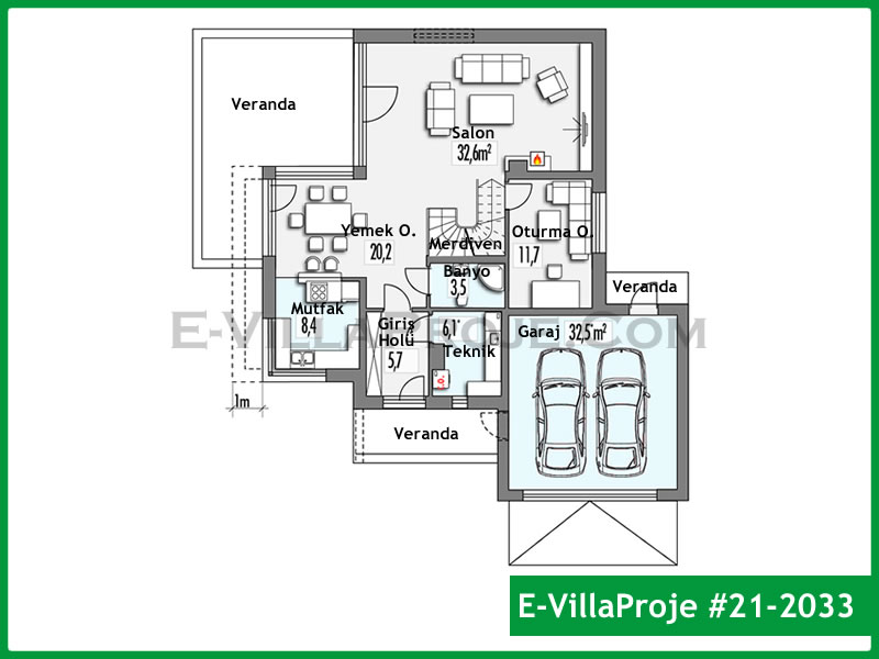 Model 21-2033 — 245 m², 2 storeys thumbnail 2