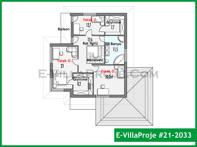 Model 21-2033 — 245 m², 2 storeys thumbnail 3