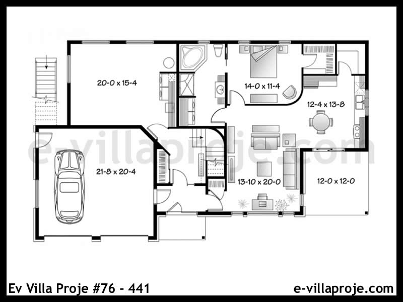 Model 76-441 — 246 m², 2 storeys thumbnail 2