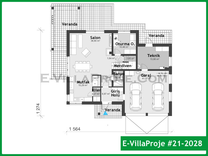 Model 21-2028 — 247 m², 2 storeys thumbnail 2