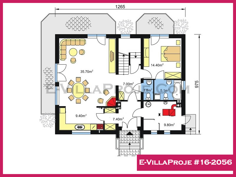 Modell 16-2056 — 247 m², 2 Geschosse thumbnail 2