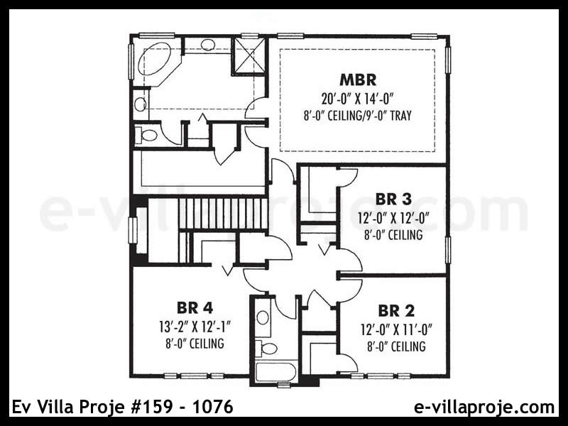 Model 159-1076 — 248 m², 2 storeys thumbnail 3