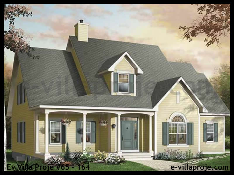 Model 65-164 — 249 m², 2 storeys - 65-164