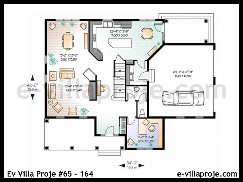 Model 65-164 — 249 m², 2 storeys thumbnail 2